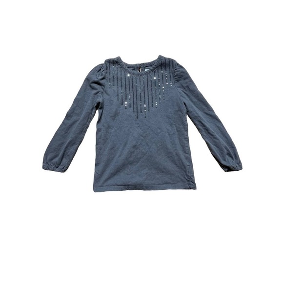 Girls Old Navy Sequin Grey top. Toddler size 3T - Picture 1 of 4